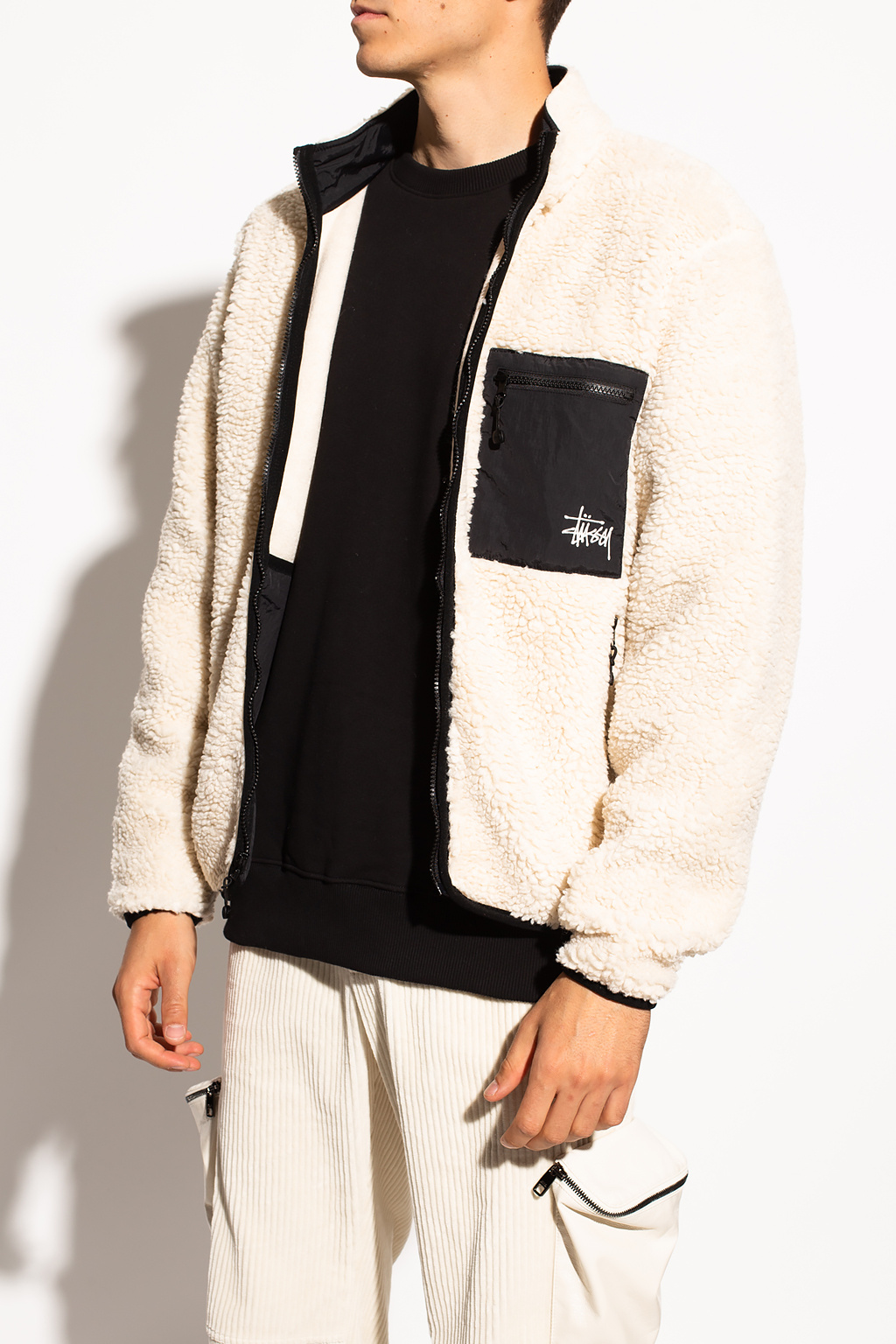 Stussy faux store fur jacket